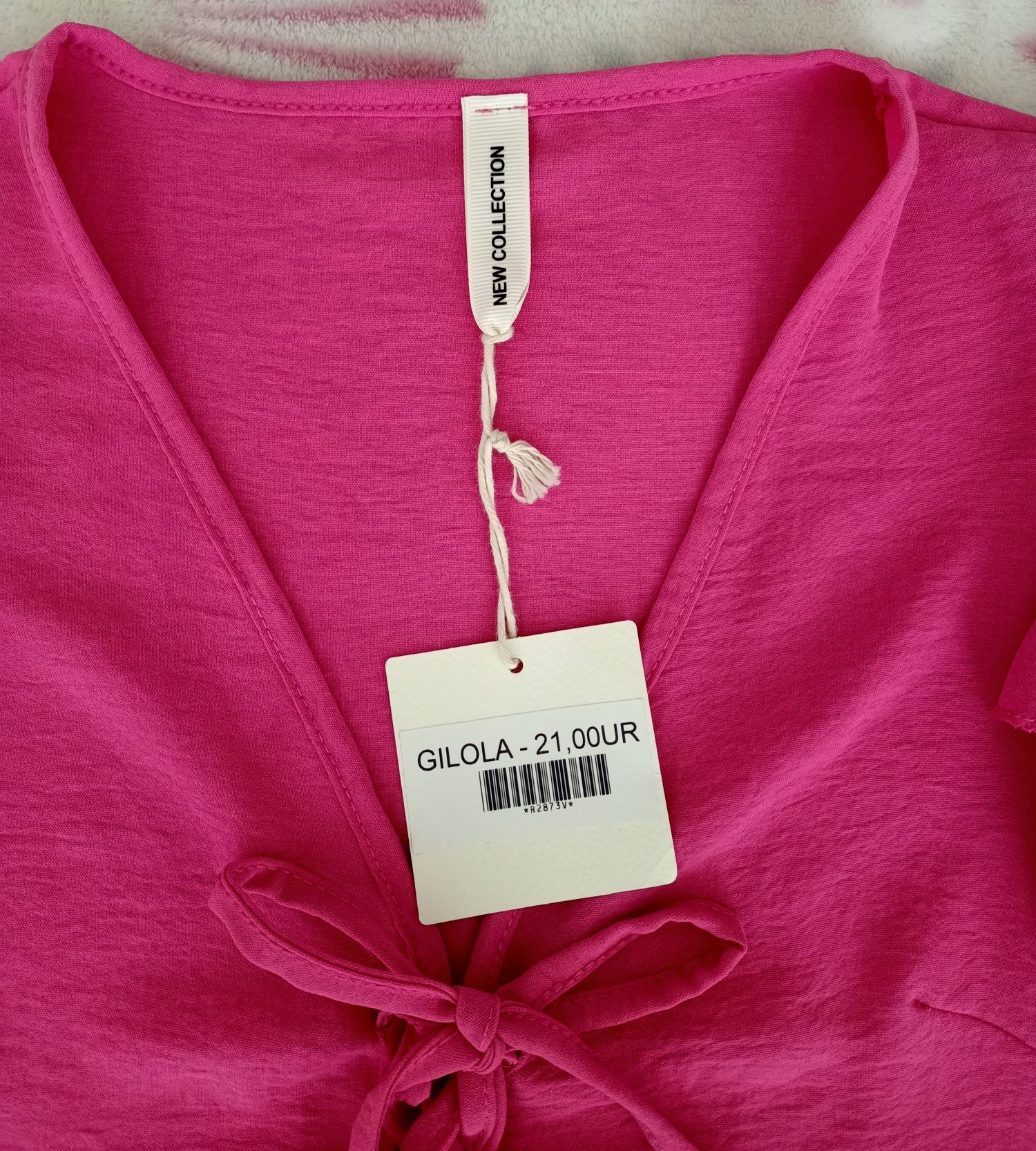 Vestido rosa fúcsia oversize New Collection