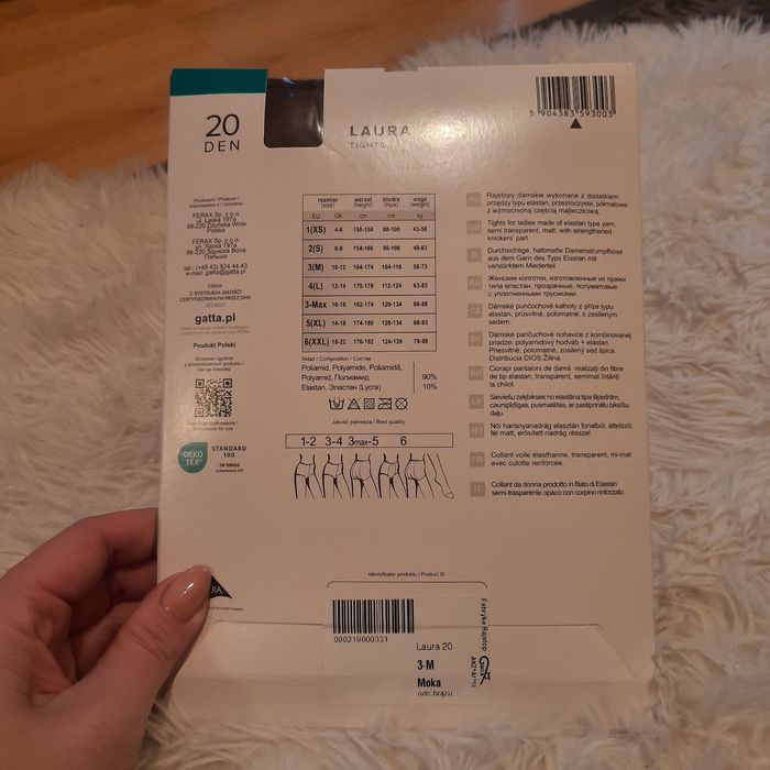 Rajstopy Gatta 20 den Mokka rozmiar M