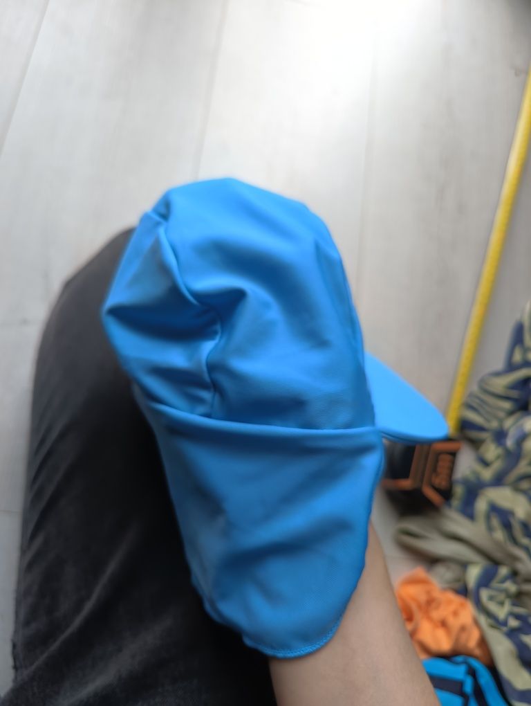 Czapka osłaniająca kark z uv upf50 na 1-2lata