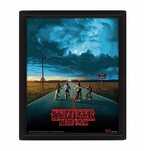 STRANGER THINGS Plakat 3D W Ramce Kosiaż Umysłów 29/24/4CM Poster Nowy