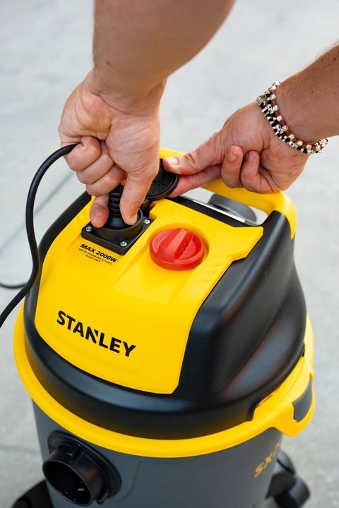 Odkurzacz Przemysłowy Bezworkowy Mokro Sucho Gipsu Stanley 3200w Gniaz