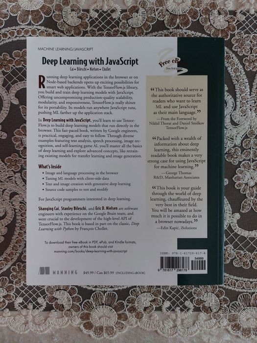 Deep Learning wih JavaScript | Глибоке навчання з JavaScript