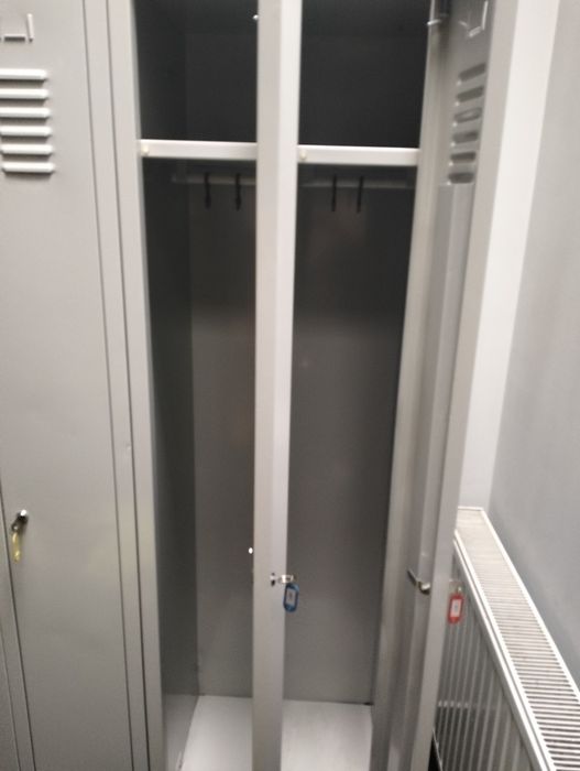 Szafka metalowa pracownicza bhp, podwójna