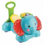 Skoczek, jeździk, pchacz, słonik, Fisher Price