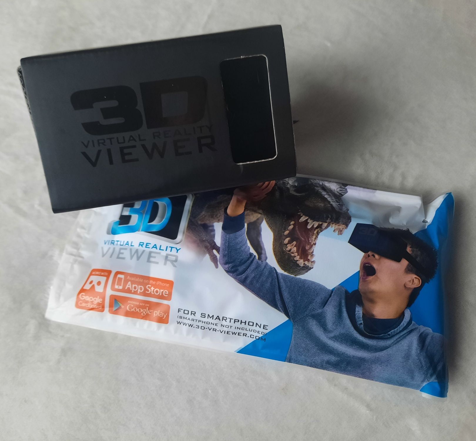 Okulary 3D Viewer Virtual Reality czarne