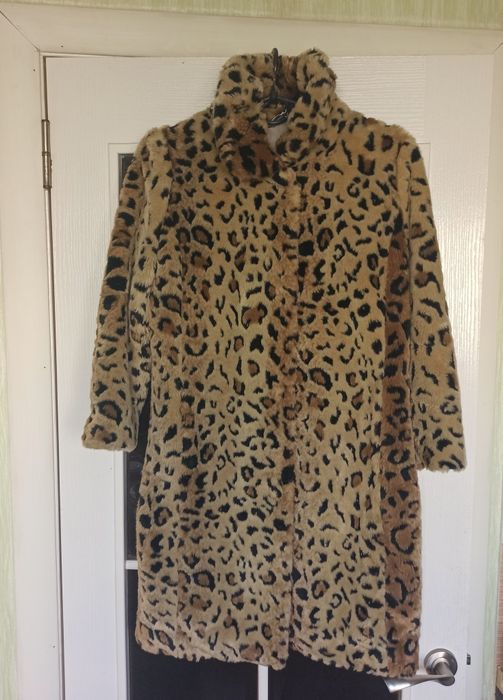 Пальто шубка искусственный мех женское