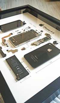 Iphone 4S moldura teardown