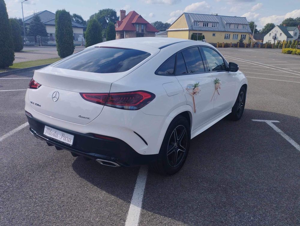 Auto na wynajem ślub Mercedes GLE coupé nowy model