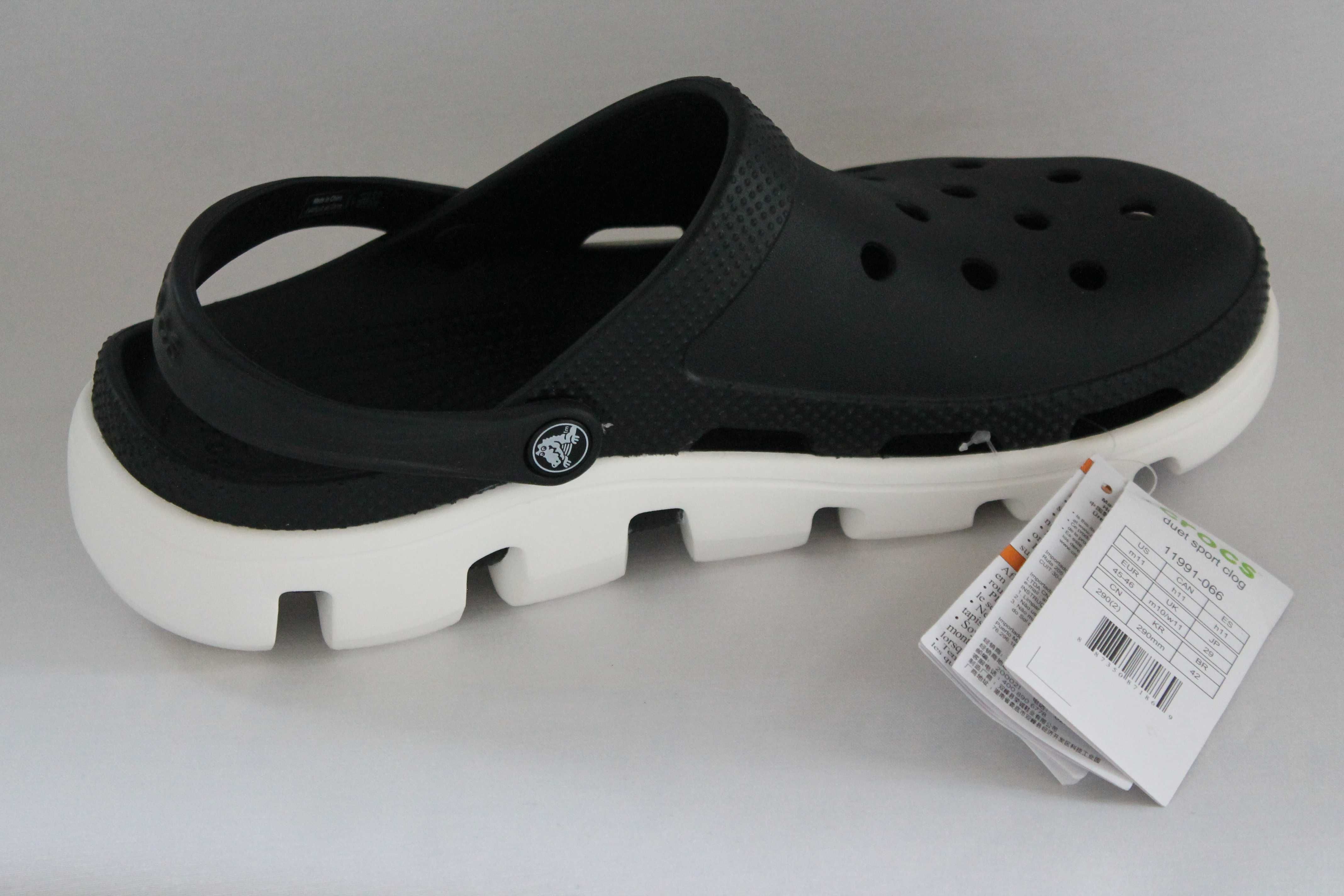 Сабо CROCS Unisex-Adult Duet Sport Clog-USA-11-EUR-45-46-устілці 29 см