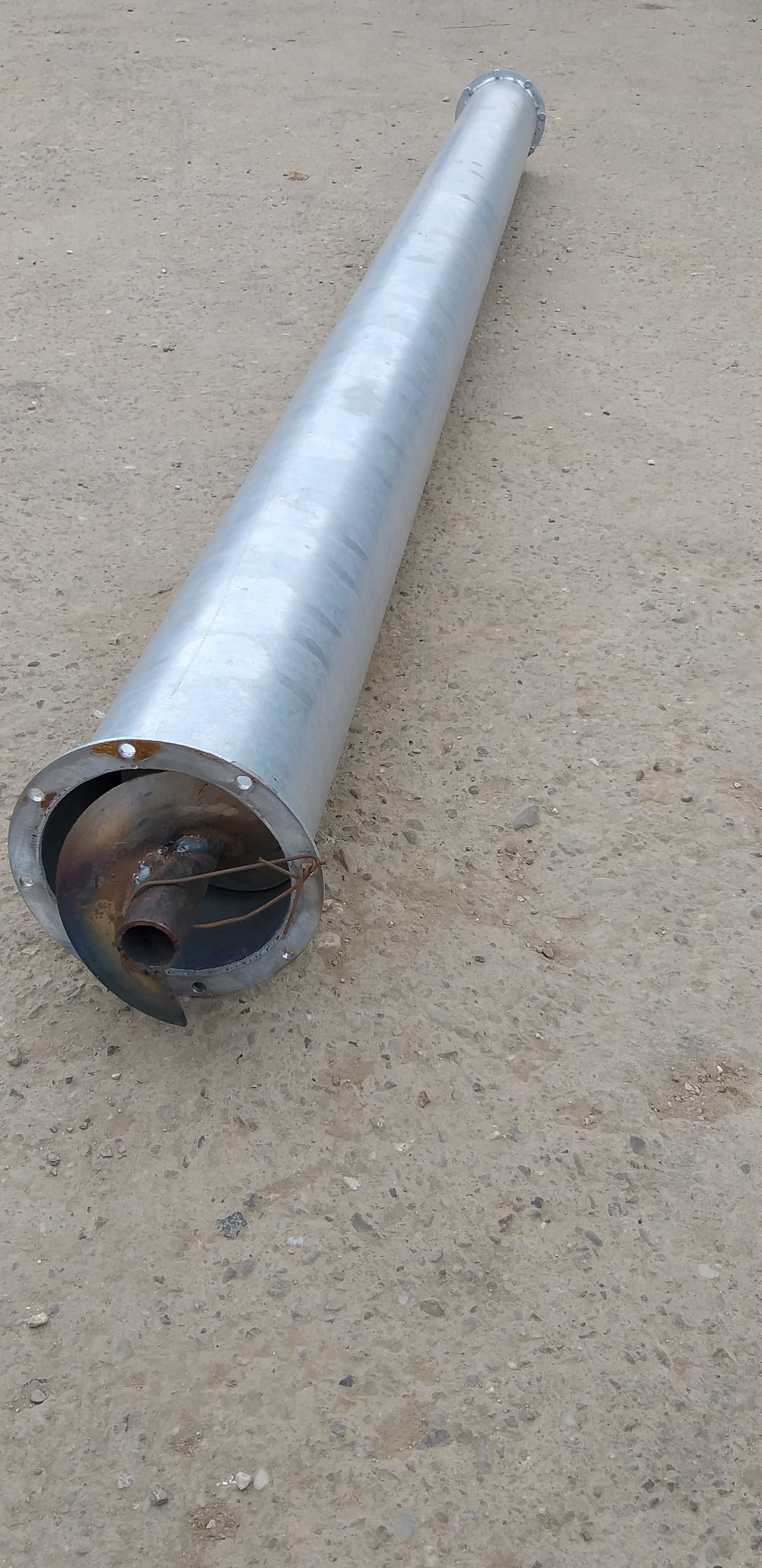 żmijka do zboża podajnik ślimakowy część 2m rura ze ślimakiem fi 110mm