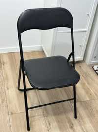 Skladane krzeslo Jysk czarne