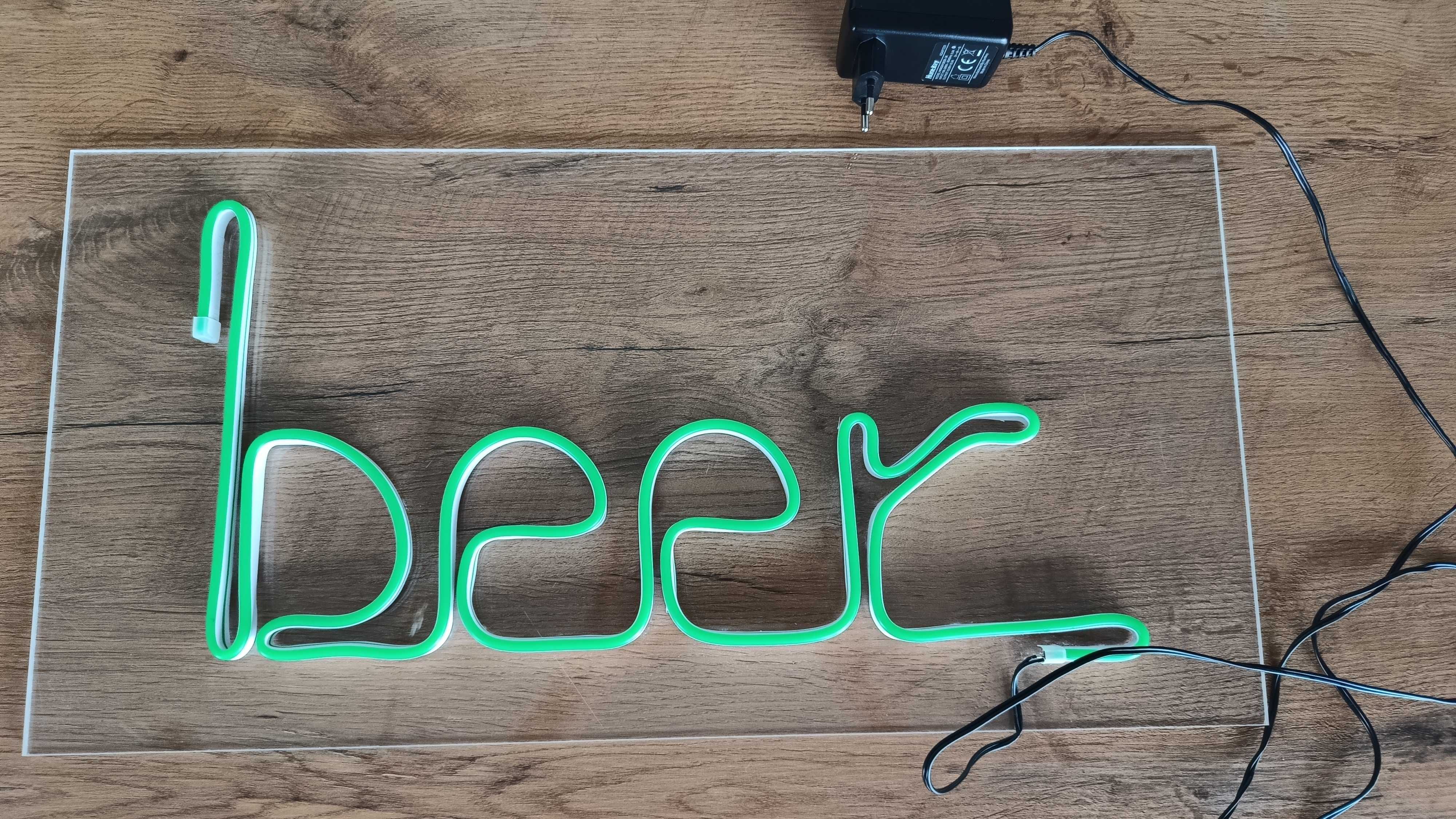 Neon zielony BEER