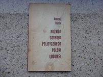 Książka Rozwój ustroju politycznego Polski Ludowej Andrzej Burda