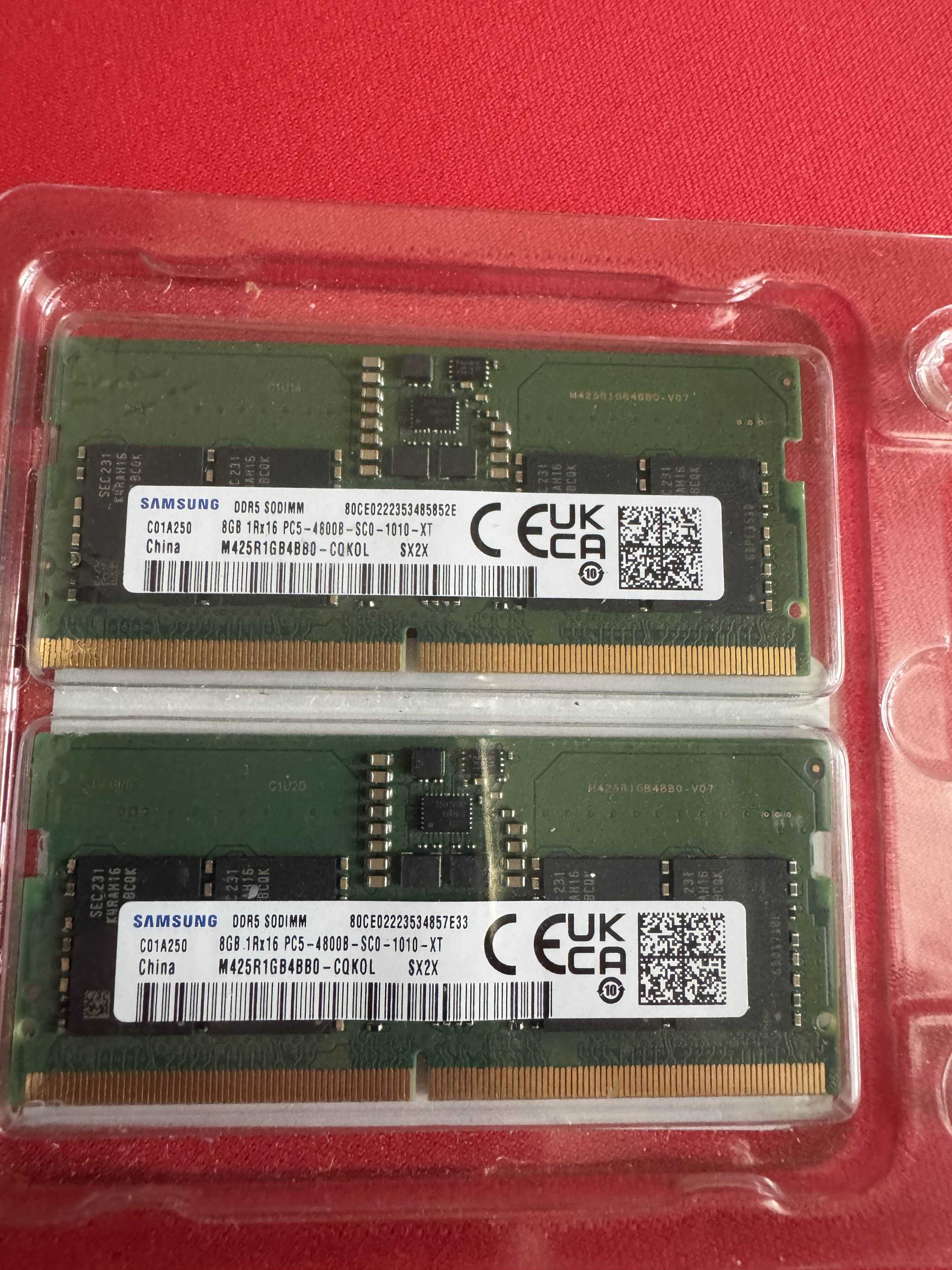 Pamięć RAM SAMSUNG 16 GB (2x 8GB) 4800 MHz DDR5 SO-DIMM