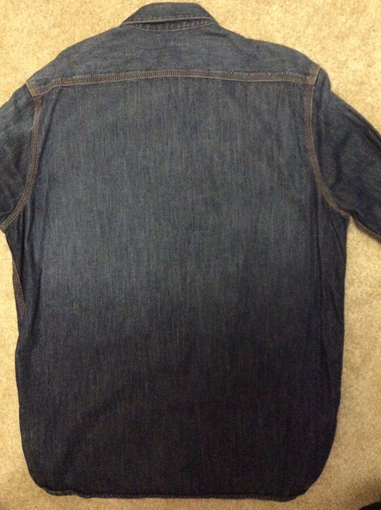 Рубашка джинсовая GAP полный XL оригинал Филипины
