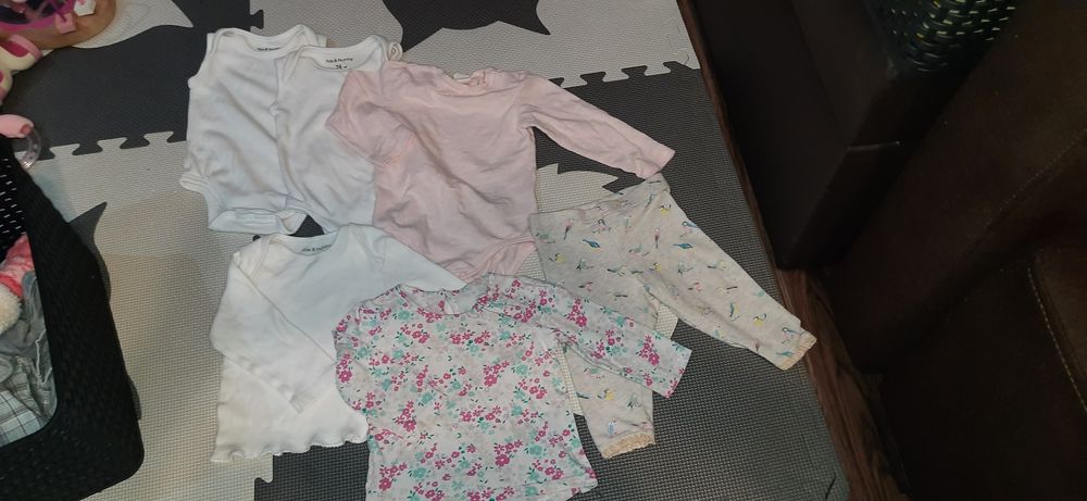 Paczka Zara Next H&M Sinsay 74 body leggi koszulki koronka ORGANIC