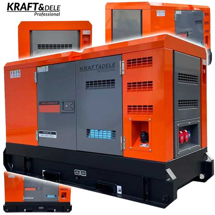 KRAFT&DELE Agregat Prądotwórczy Diesel 23/25,3kw 220/380V 3-Faz KD690