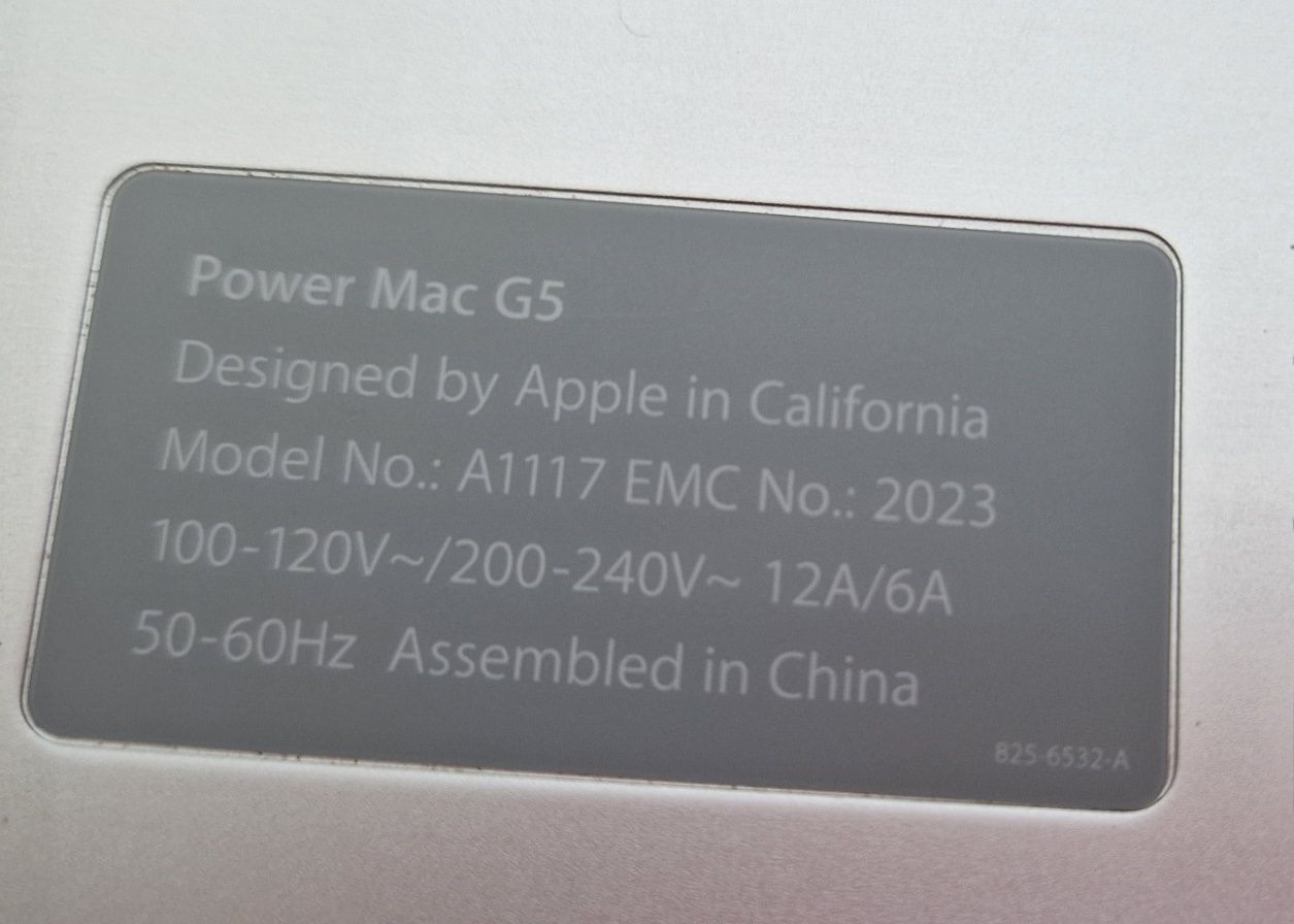 Apple  Power MAC G5
