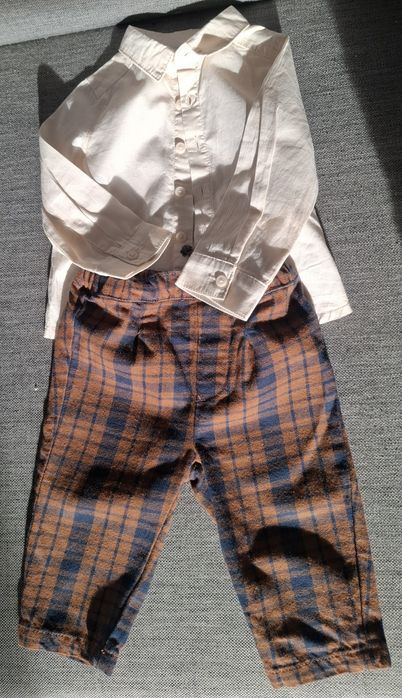 Elegancki komplet chłopięcy świąteczny