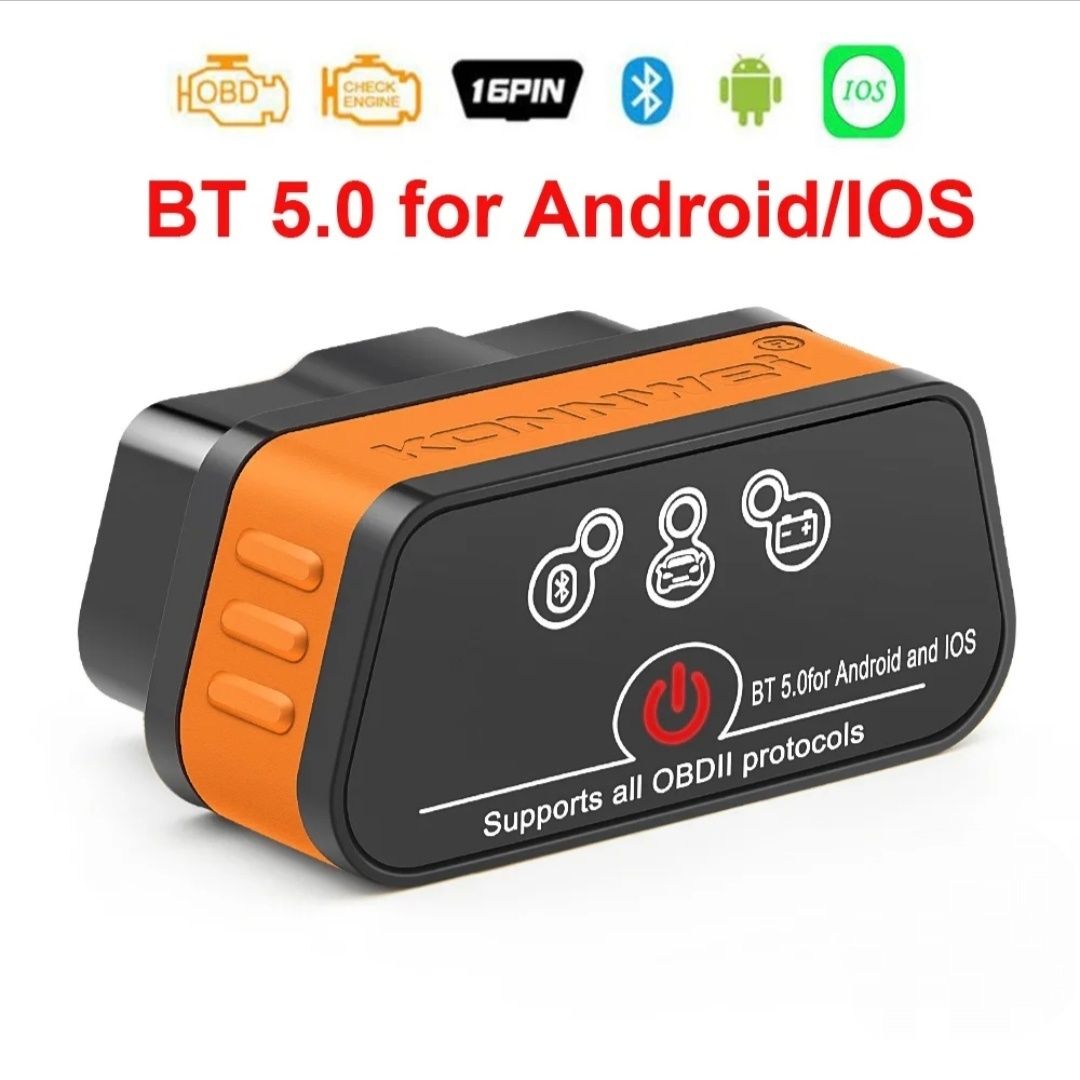 Interfejs diagnostyczny OBD komputer Bluetooth 5.0