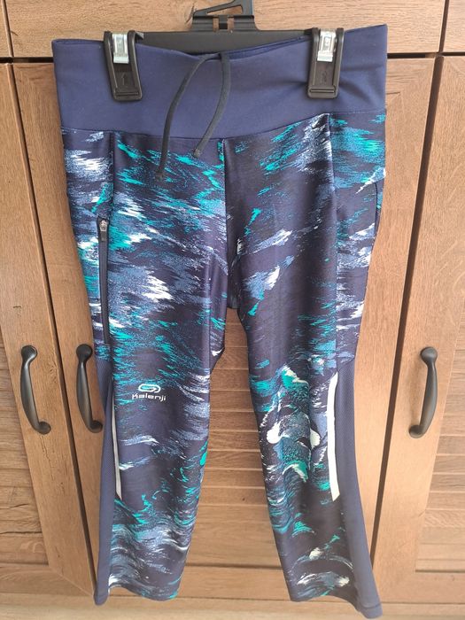 Legginsy do biegania, rybaczki, Kalenji, Decathlon, 3 XS