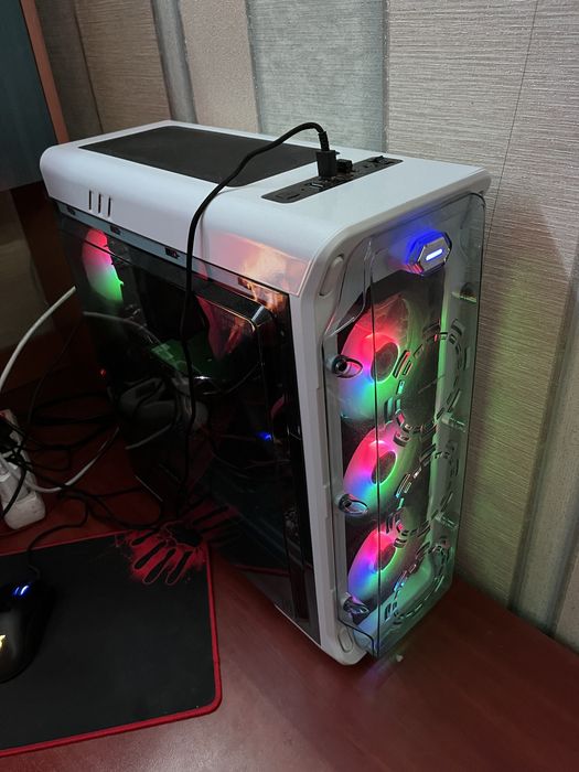 Потужний ігровий компʼютер + Руль FX-6300/RAM 24GB/GTX 1650 super