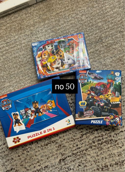 Пазлы dodo 3+ 4+ 5+