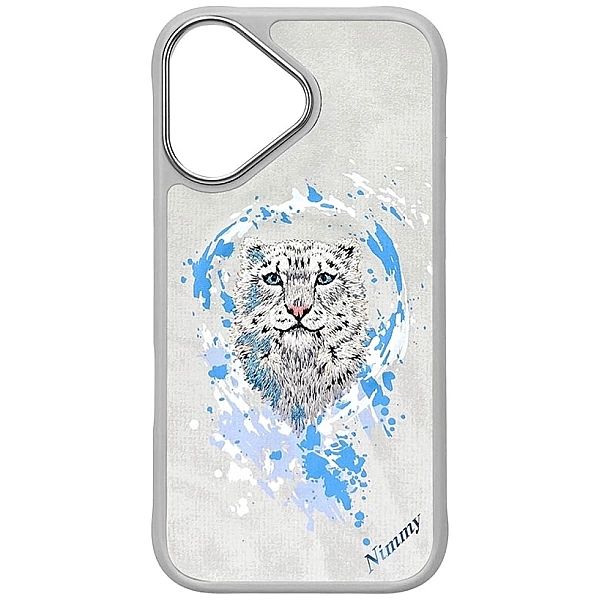 Etui Nimmy Pantera MagSafe do iPhone 16 - jasnoszary