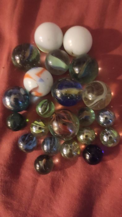 Berlindes de vidro antigos