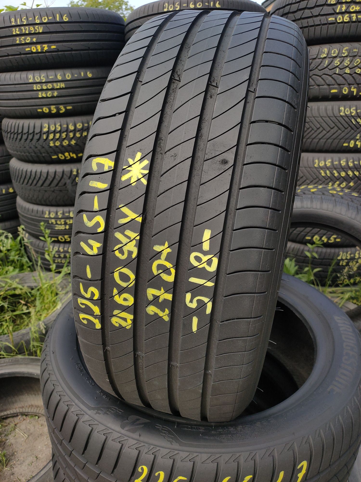 518 1x225/45R17 94Y Michelin Primacy 4 2021r 6mm FAKTURA ADIGO