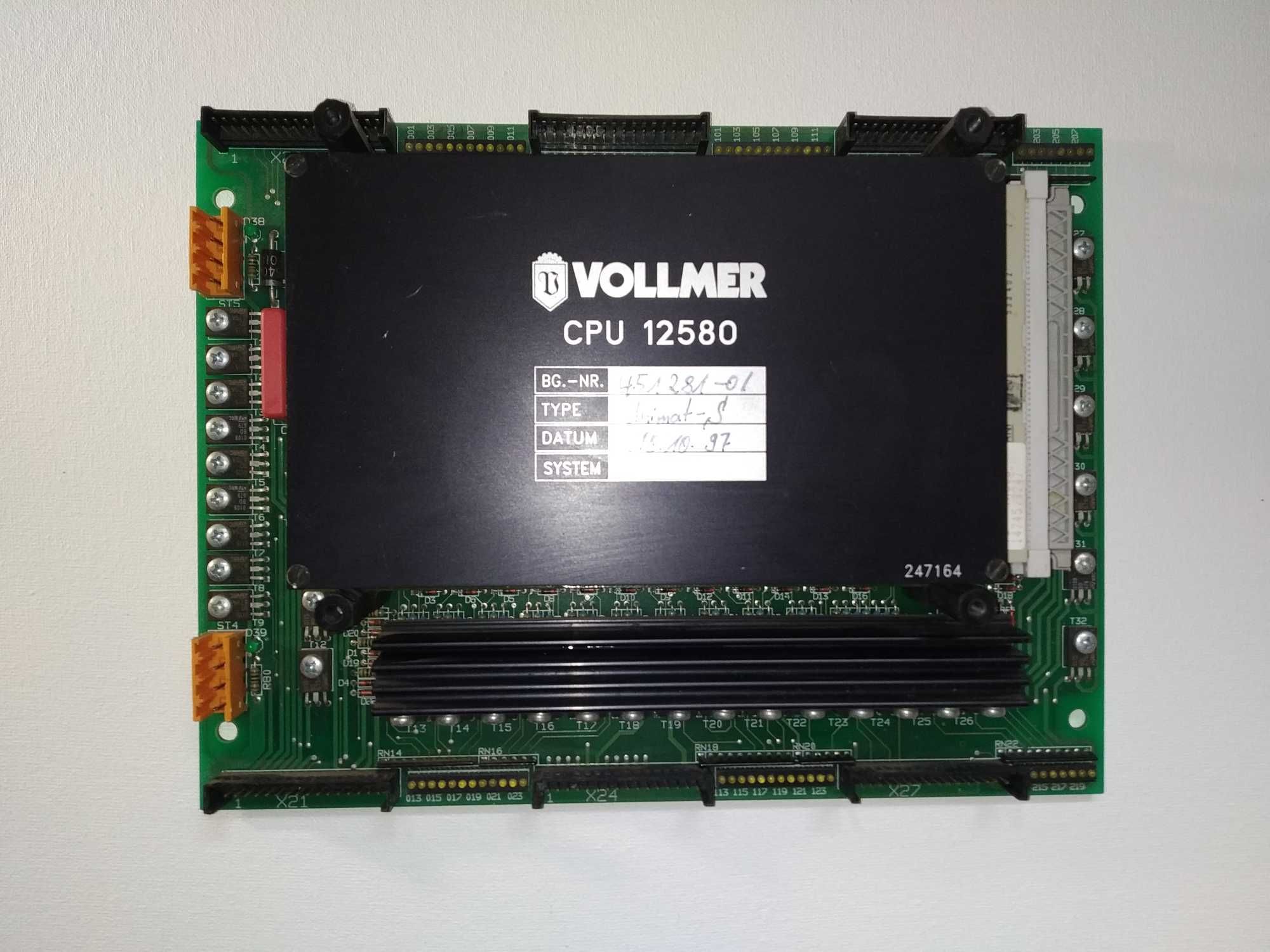 Vollmer CPU 12580 Card 451-281-01 Unimat-S (10.10.97)