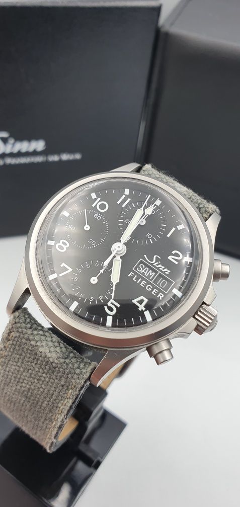 PILOT Sinn 356 Flieger Chronograph Automatic Day Date - 38,5 mm