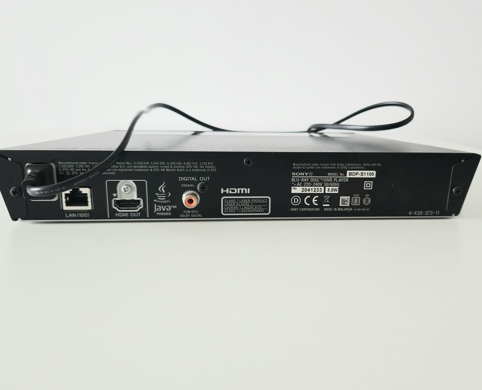 odtwarzacz Blu-ray Sony BDP-S1100