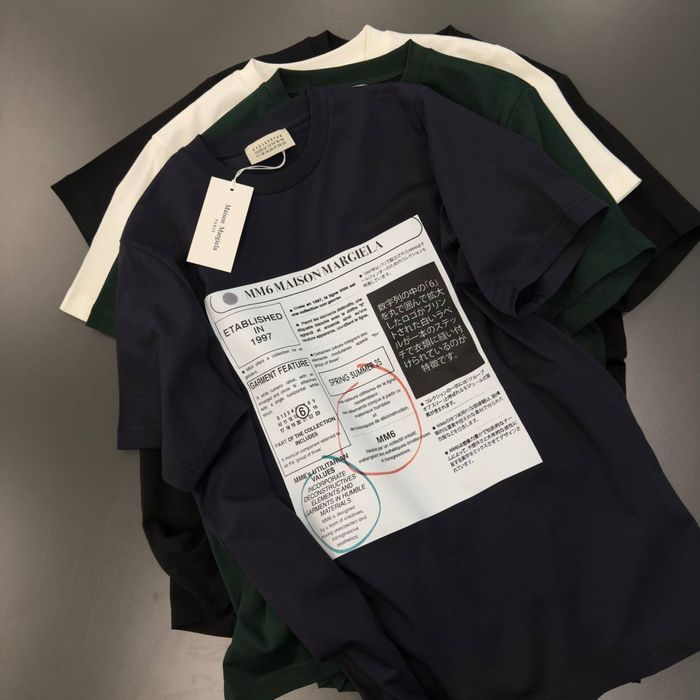 MAISON MARGIELA футболка мужская графитовая асфальт асфальная унисекс