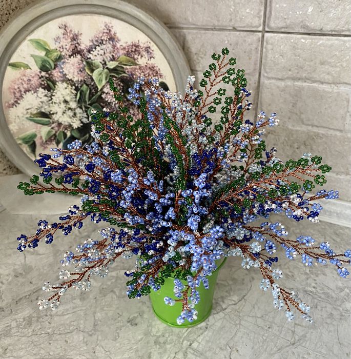 Вироби з бісера, кущ із бісера, ручна робота