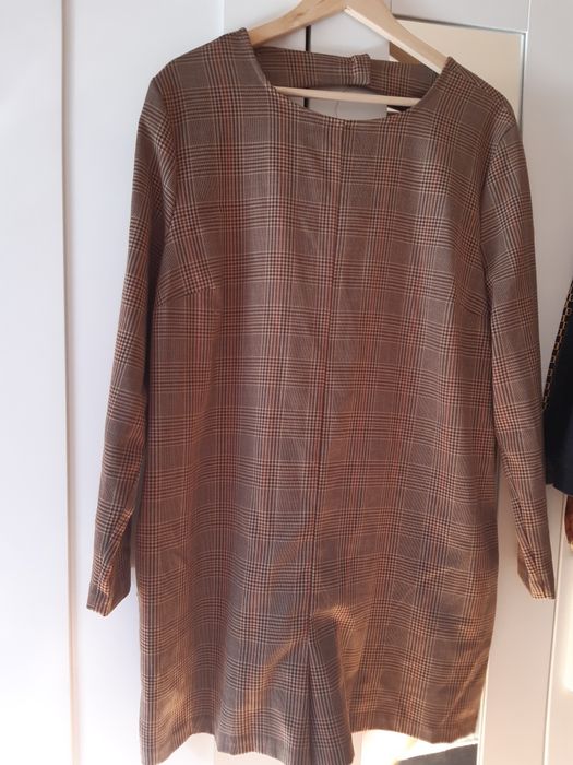 Kombinezon krótki w kratkę