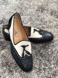 Шкіряне жіноче взуття туфлі лофери hb espana  37,5