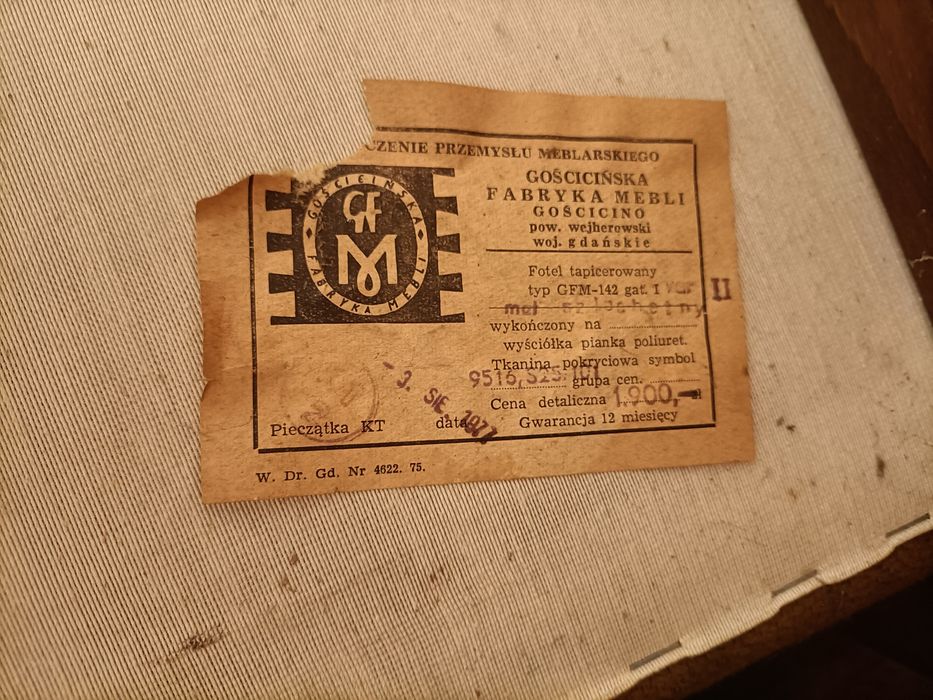 fotel "karington zabytek"