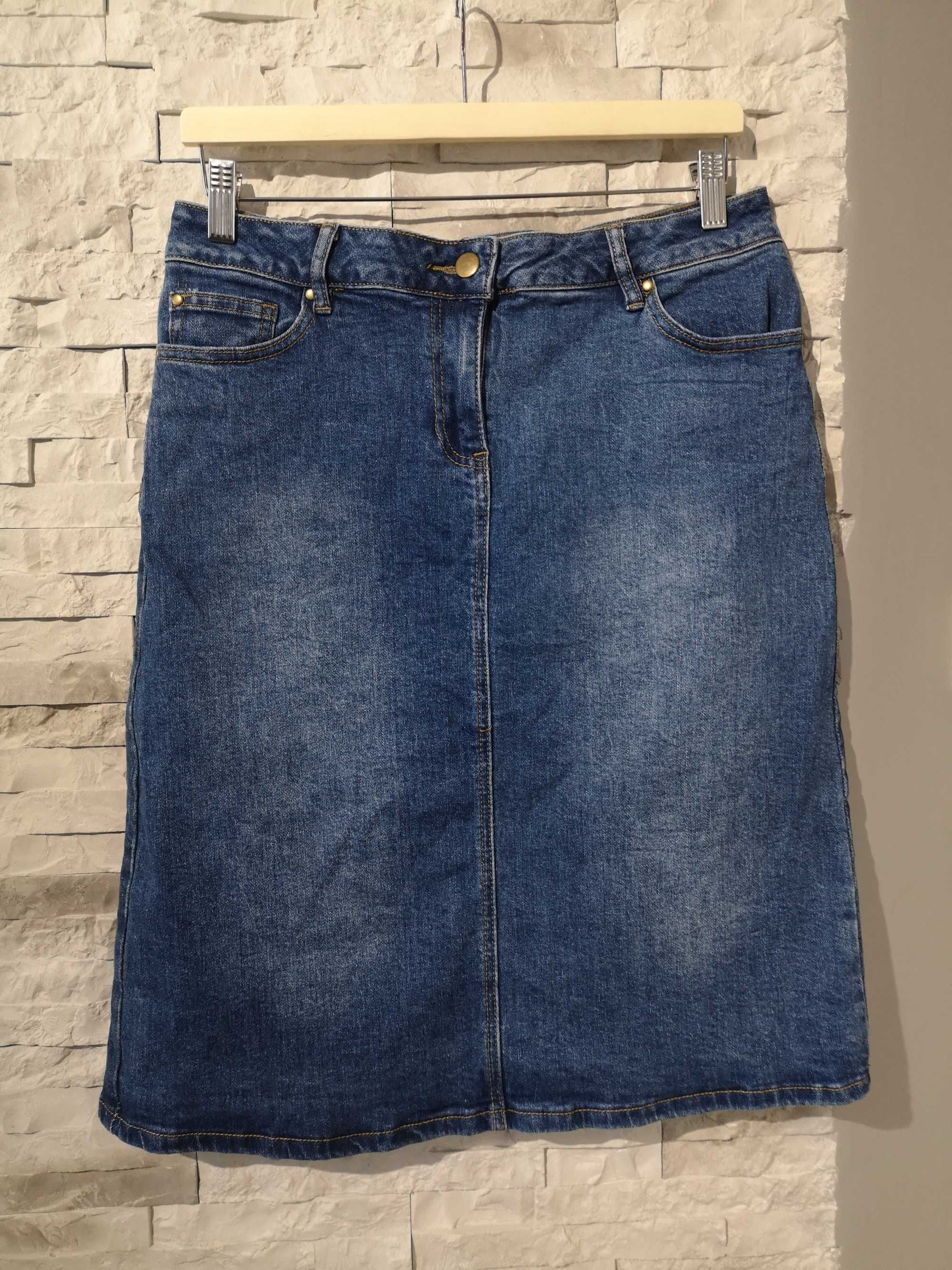 Niebieska dżinsowa spódnica Roman rozmiar 40