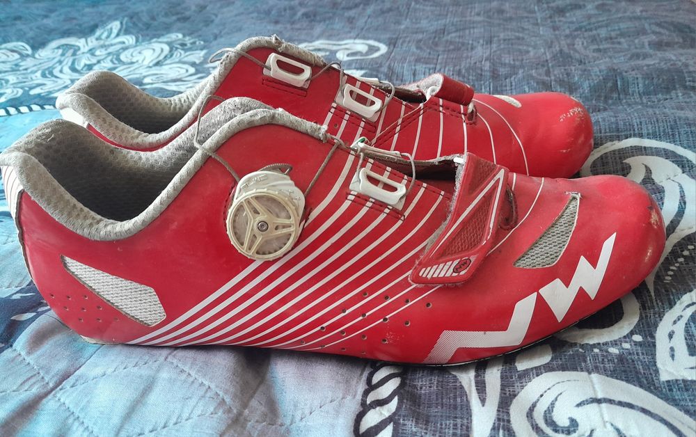 Northwave Torpedo Plus buty szosa red/white 45