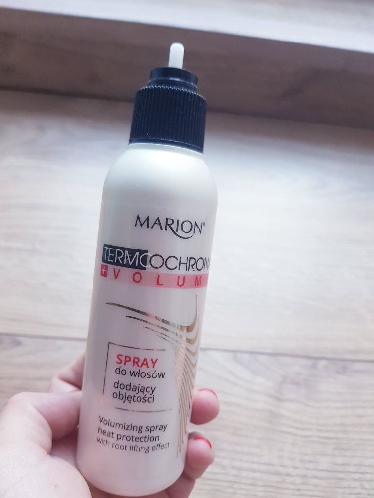 Nowy spray do wlosow dodający objętości marki Marion 130ml