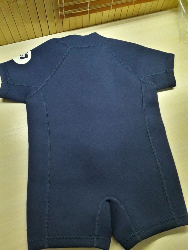 Темно-синій неопреновий купальник, костюм для серфінгу 41 см довжина