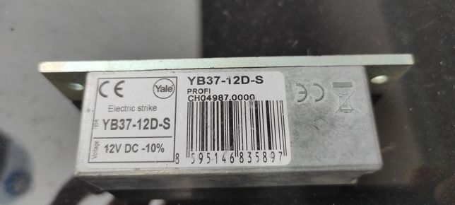 Elektrozaczep YB37-12D-S YALE ASSA ABLOY Rewersyjny 12 V DC
