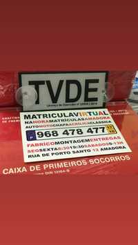 Kit tvde & Matriculas carro & moto