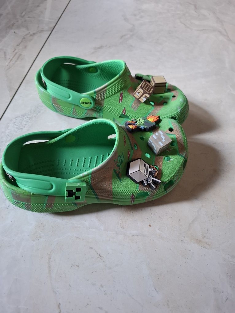 Crocs Minecraft Zielone