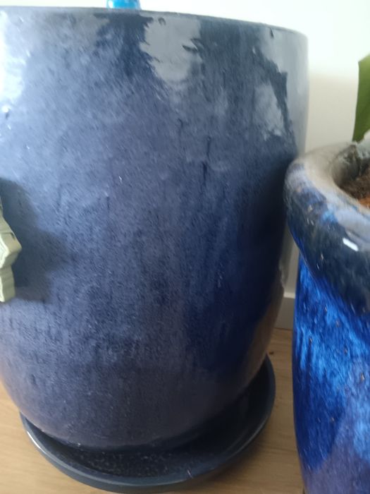 Vasos ceramica azuis