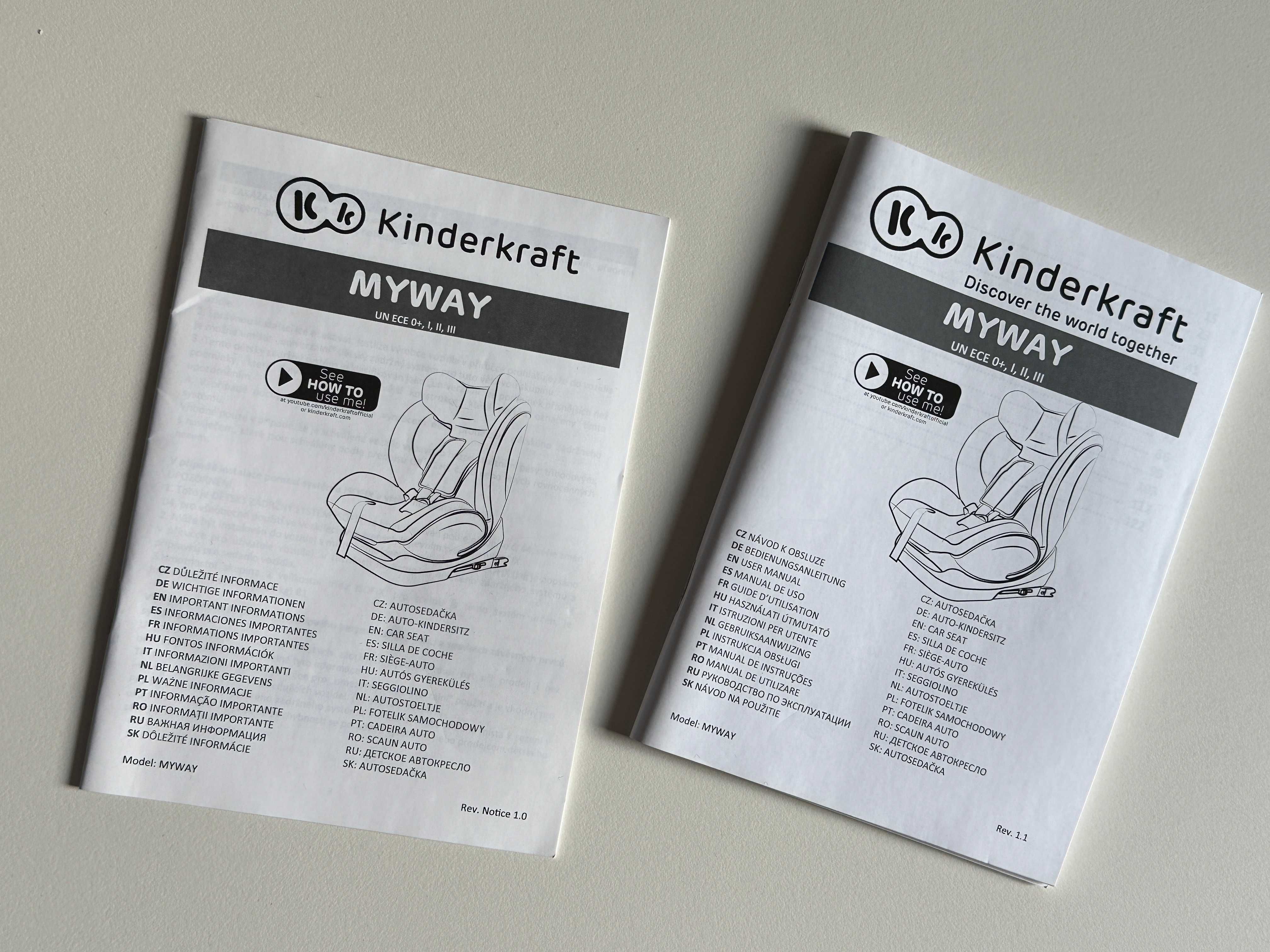 Fotelik dziecięcy Kinderkraft Myway