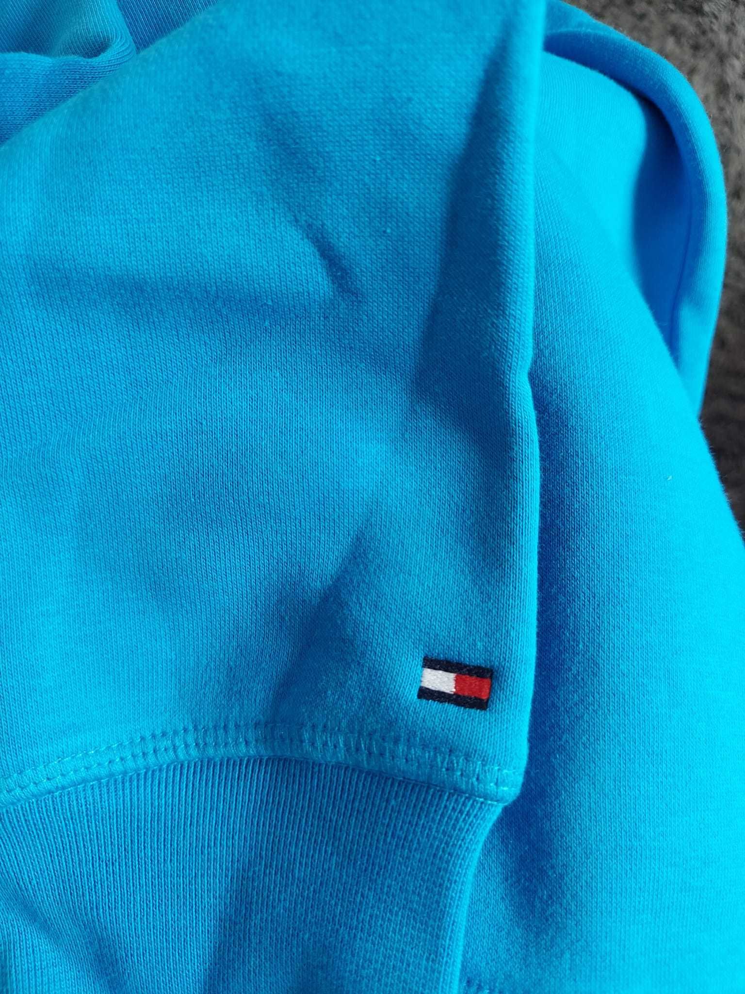 Nowa bluza męska Tommy Hilfiger niebieska rozmiar M