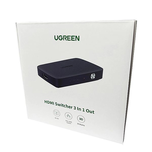 Ugreen przełącznik rozdzielacz splitter switch HDMI - 3x HDMI 4K 30Hz