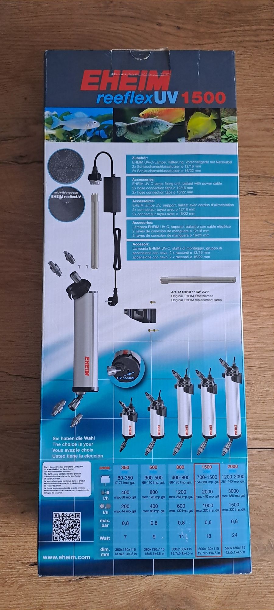 Eheim Reeflex UV 1500 lampa sterylizator UV do akwarium

Efektywny ste